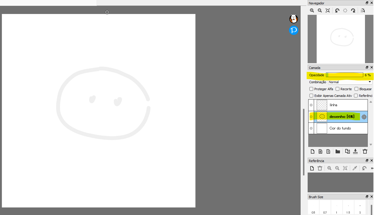 Como alterar a opacidade da camada no firealpaca