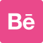 Ícone Rosa Behance