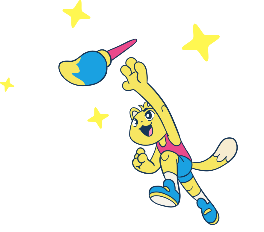 Imagem do mascote para o curso Krita para Iniciantes - Slide 1