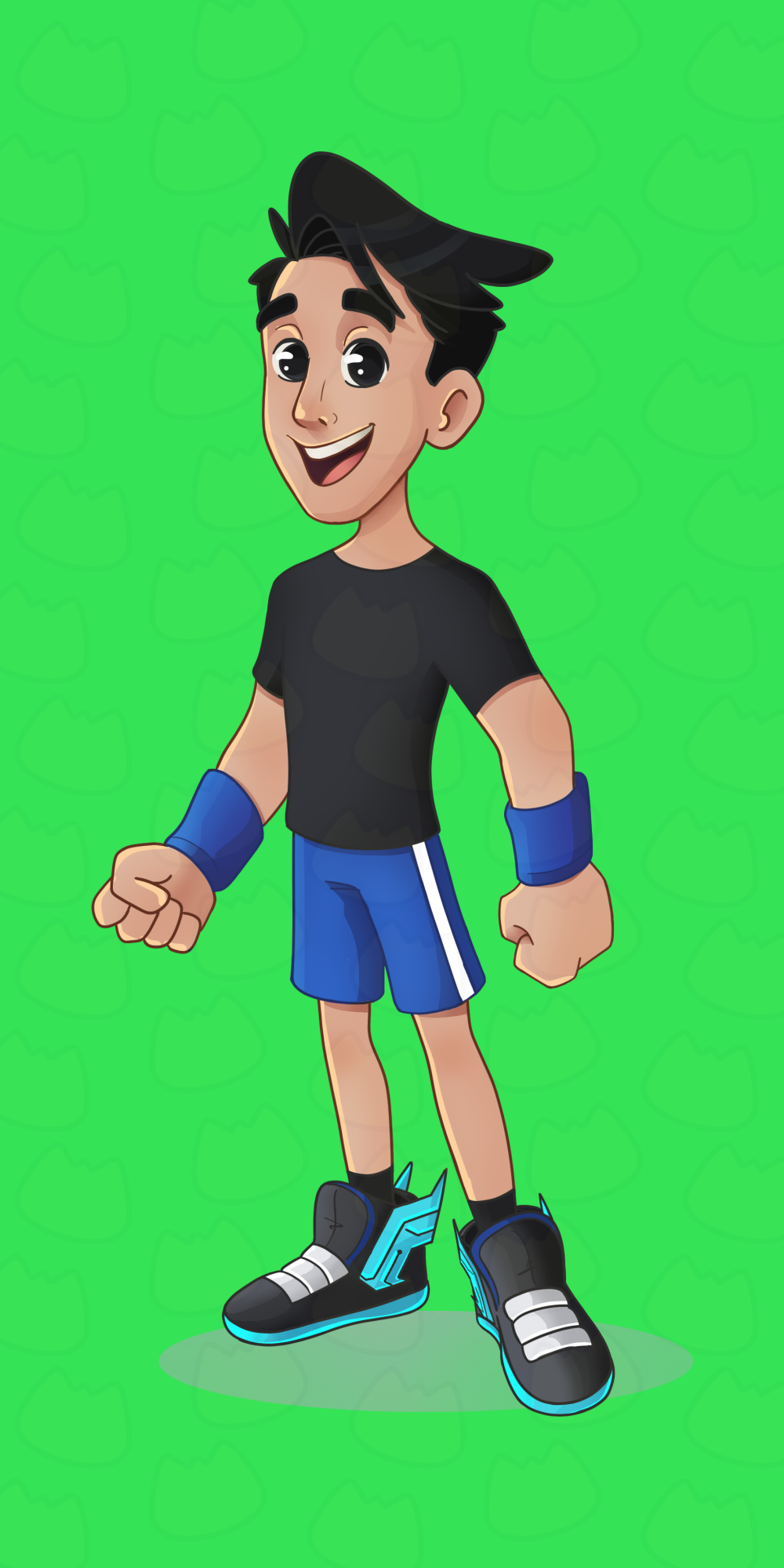 Mascote Cartoon Feito Pro Davifo