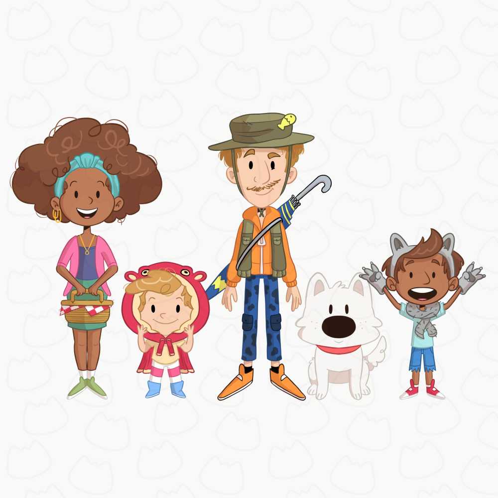 Design De Personagens Pra Projeto Infanto Juvenil