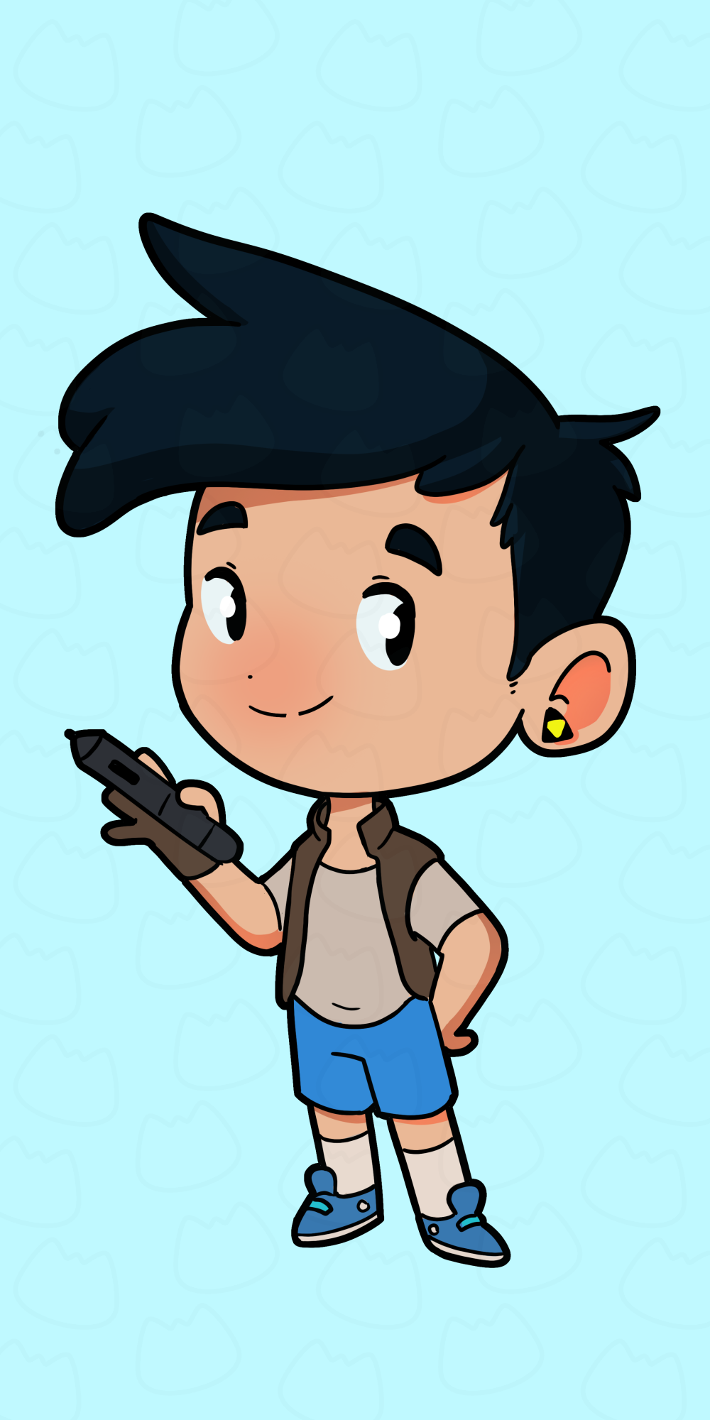 Desenho De Personagem Criado Em Live
