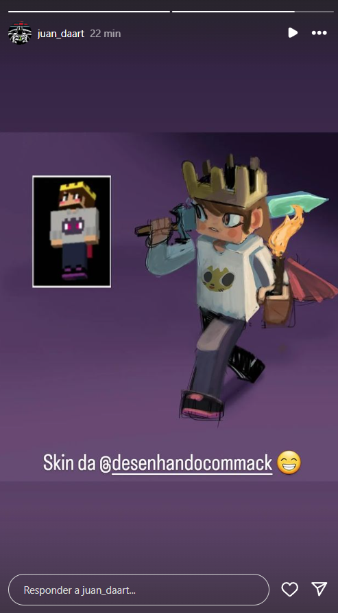 Fanart da skin Minecraft