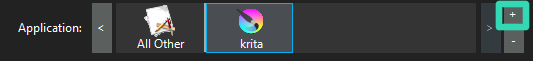 Configurações por aplicativo na Wacom